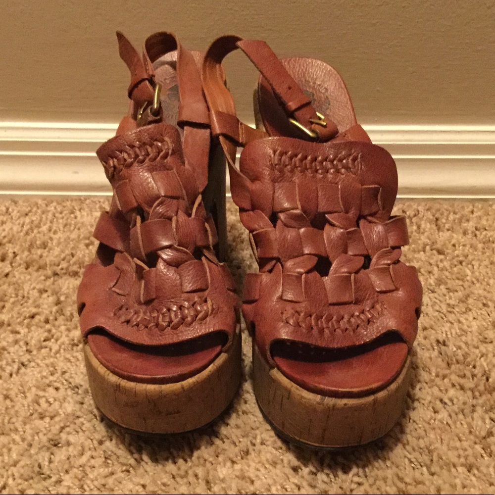 Lucky Brand Disco Platforms